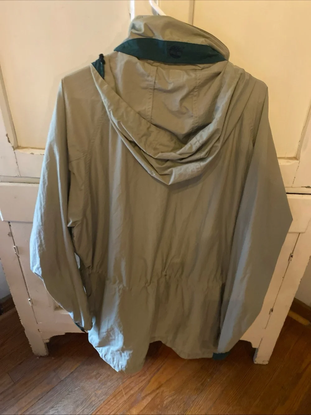 Timberland Kids Hooded Raincoat in Olive Green